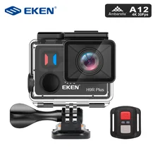 Экшн-камера eken H9R Plus 4K Ultra HD 30FPS WiFi 2," 170D Go для подводного плавания, водонепроницаемая профессиональная камера на шлем, дистанционная Спортивная камера