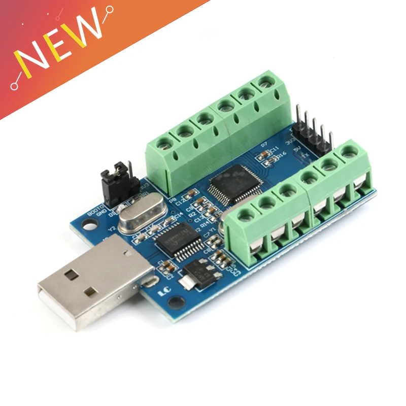 

USB Interface 10 Channel 12Bit AD Sampling Data Acquisition STM32 UART Communication ADC Module STM32F103C8T6