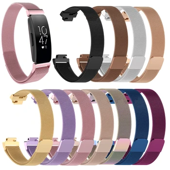 

Replacement Stainless Steel Metal Milanese Band Bracelet Strap wristband for Fitbit inspire/inspire HR Activity Tracker bracelet