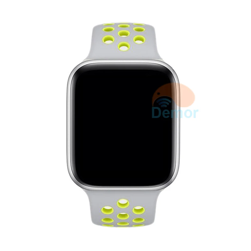 DEMOR IWO 12 Смарт-часы подключенные Bluetooth 40 мм 44 мм Мужские и женские IWO12 умные часы для iOS iPhone 11 Android телефонов Apple Watch 5 - Цвет: Grey Yellow
