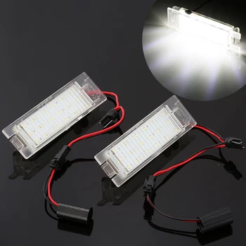 

2 Pieces Car Led License Plate Light Number Plate Light For Opel Astra H J Insignia Zafira B Corsa C D E Meriva A B Vectra C