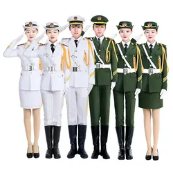 Красивые носочки с флагом Райзер костюм Honor гвардии Китайская национальная Производительность куртка Military барабан армии честь костюм