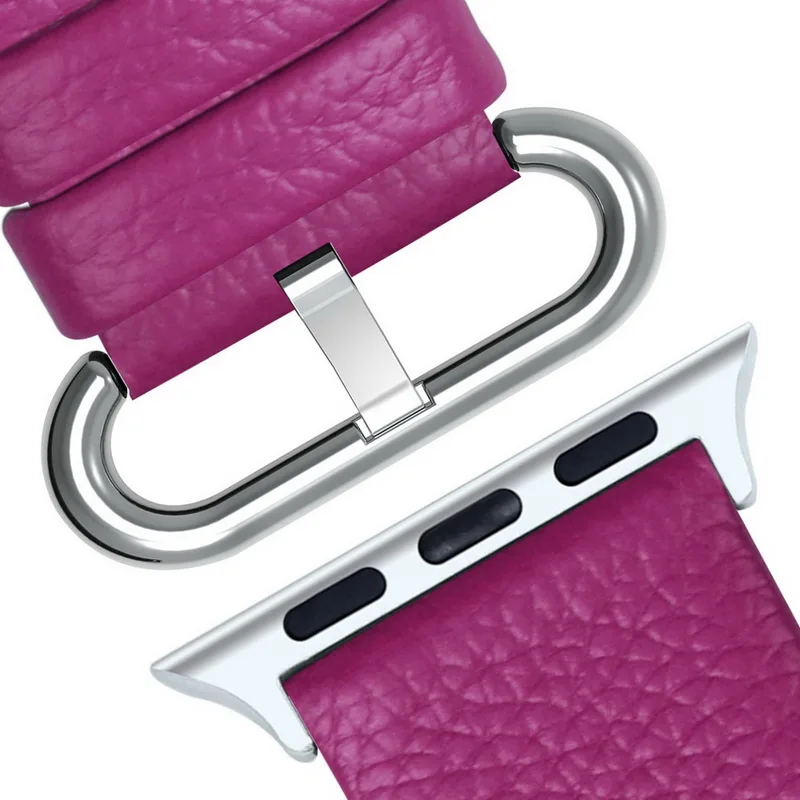 Ремешок для наручных часов Apple Watch 4/3/2/1 38 мм 42 мм Apple ремешок для наручных часов, 12 Цветов поводок собаки для наручных часов iWatch серии 4 44 мм 40 мм - Цвет ремешка: rosy