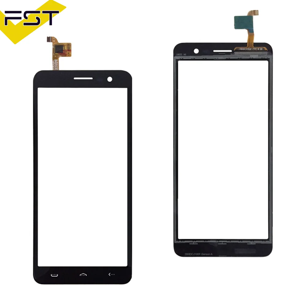 Для Homtom S12 сенсорный экран дигитайзер 100% протестированный черный стеклянная