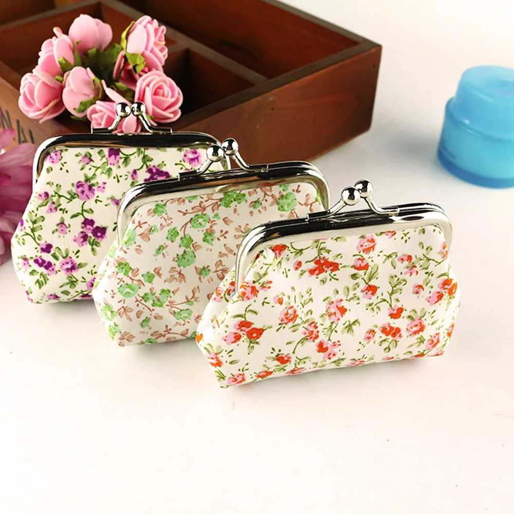 

Naivety Women Lady Multifunctional Retro Vintage Flower Canvas Wallet Short Wallets Card Hoder Hasp Purse Clutch Bag 10Jun 13