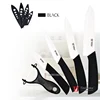 Ceramic knife set 3'4'5'6'+peeler Paring Zirconia kitchen knives with covers Timhome beautiful gift paring knife ► Photo 2/6