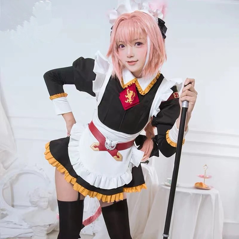 [В продаже] 2018 аниме Fate/EXTRA CCC Astolfo блестящая горничная наряд униформа косплей