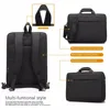 CoolBELL 15.6 Inches Convertible Laptop Messenger Bag Shoulder Bag Backpack Oxford Cloth Multi-Functional Briefcase For/ Macbook 1