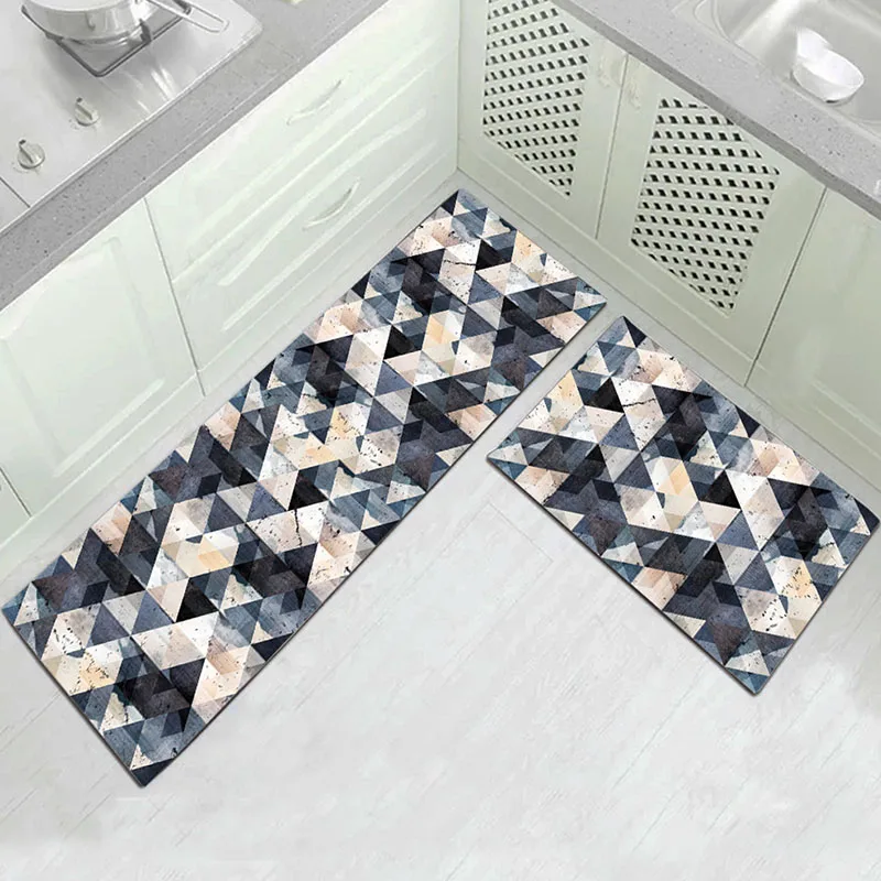 HZTRXUN кухонный Коврик противоскользящий прямоугольный напольный коврик Домашний входной Коврик для прихожей 3D коврик для гостиной - Цвет: 1