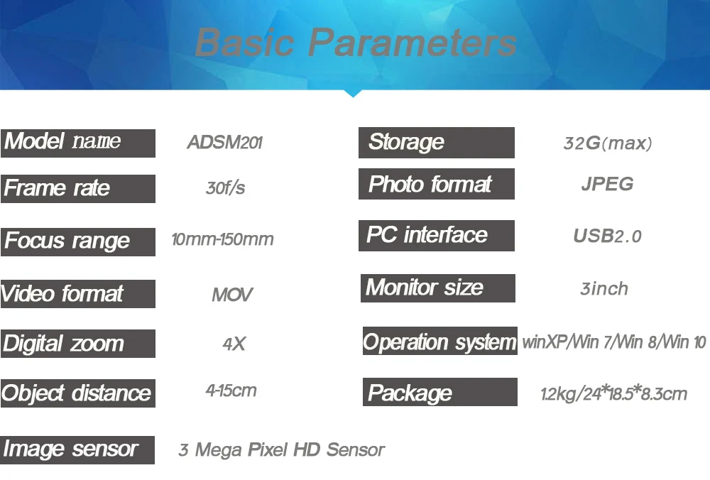 Andonstar ADSM201 осмотр HDMI цифровой микроскоп камера для промышленная лаборатория pcb ремонт и пайка