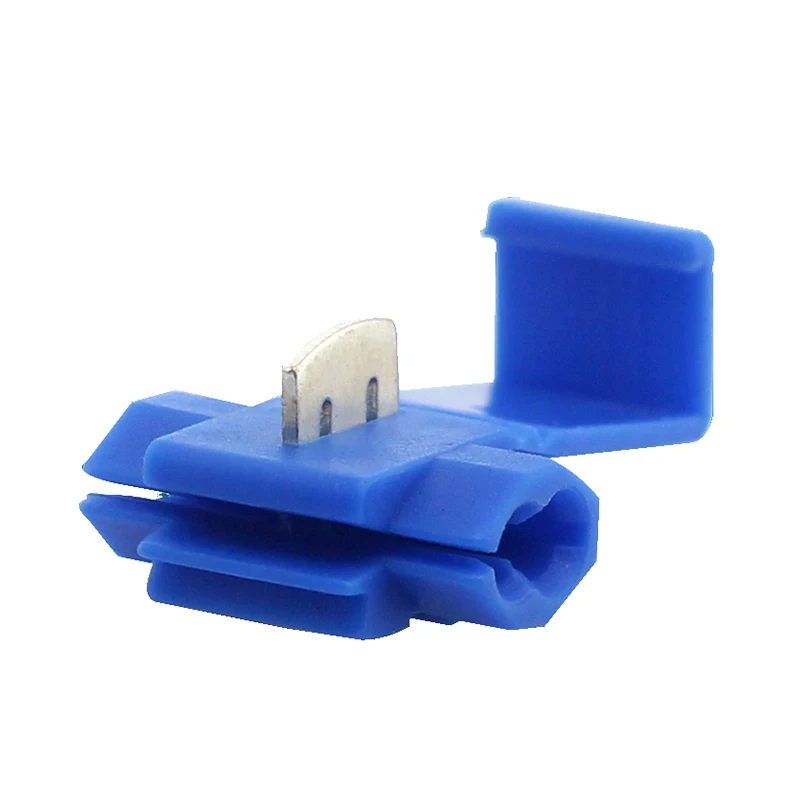 

50pcs/lot Blue Scotch Lock Quick Splice Crimp Terminal AWG Hard Soft 0.72-2.5 Wire Connectors