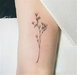 BeautifulTattoo Наклейки Sexy Body Art Для женщин Водонепроницаемый временные цветы татуировки