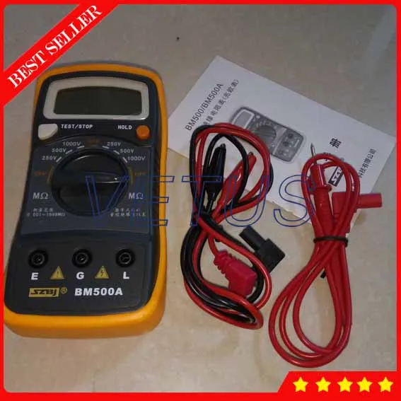 

BM500A Mega meter with Digital Insulation Resistance Tester