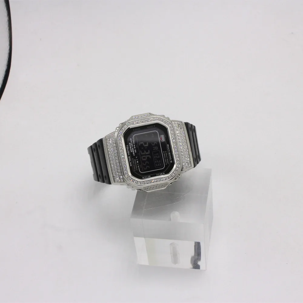 Алмазная металлическая рамка для часов чехол DW5600/5610 Φ 5035 ремешка из нержавеющей
