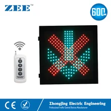 Пульт дистанционного беспроводного управления светодиодный 600x600 мм красный крест зеленый светодиодный светофор контроллер светофора светодиодные сигналы светофора