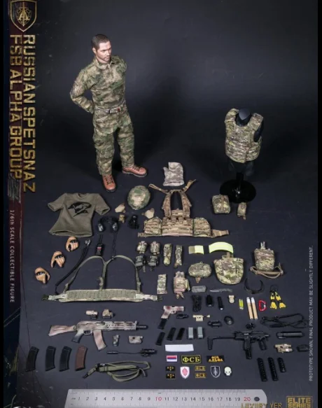 

For Collection Solider Action Figure full set 1/6 78047A RUSSIAN SPETSNAZ FSB ALPHA GROUP Male Figure Luxury Ver.