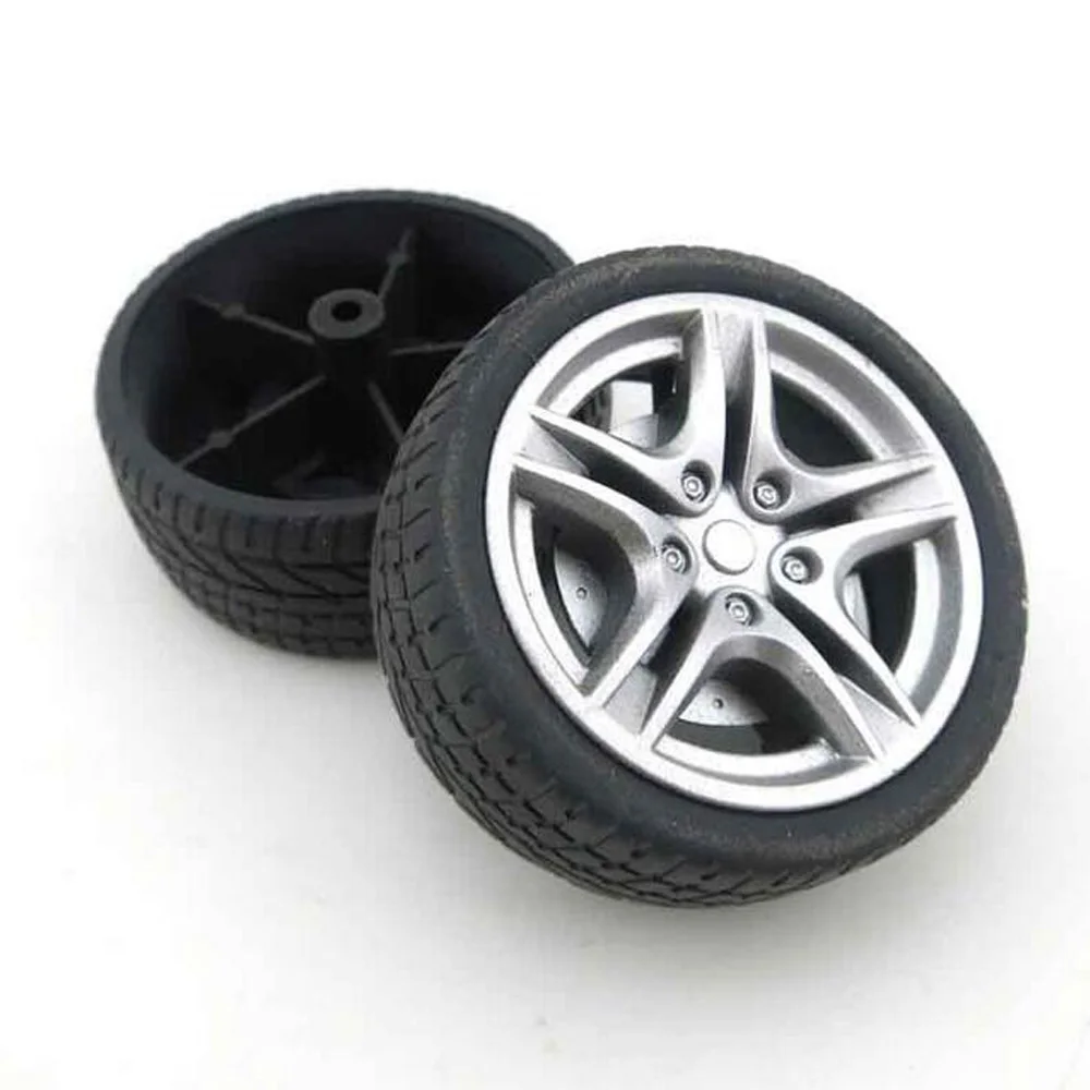 4pcs/lot 1/10 Tires wheel tyre for toy car model rubber wheel diameter