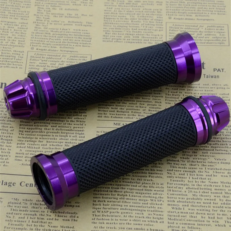 Universal Rubber Porous Carved Motorcycle Handle grips For Dirt Bike Pit Motocross Hand Grips Handgrips 8 Colors | Автомобили и