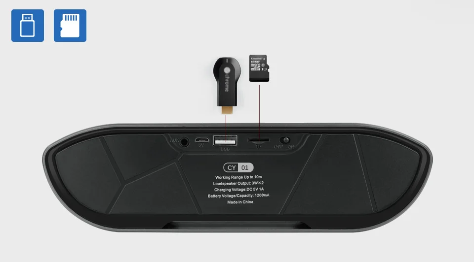 Magift Wireless Soundbar Subwoofer Bluetooth Speaker Support Line in Handsfree TF Desktop altavoz for Phone PC for Xiaomi (5)