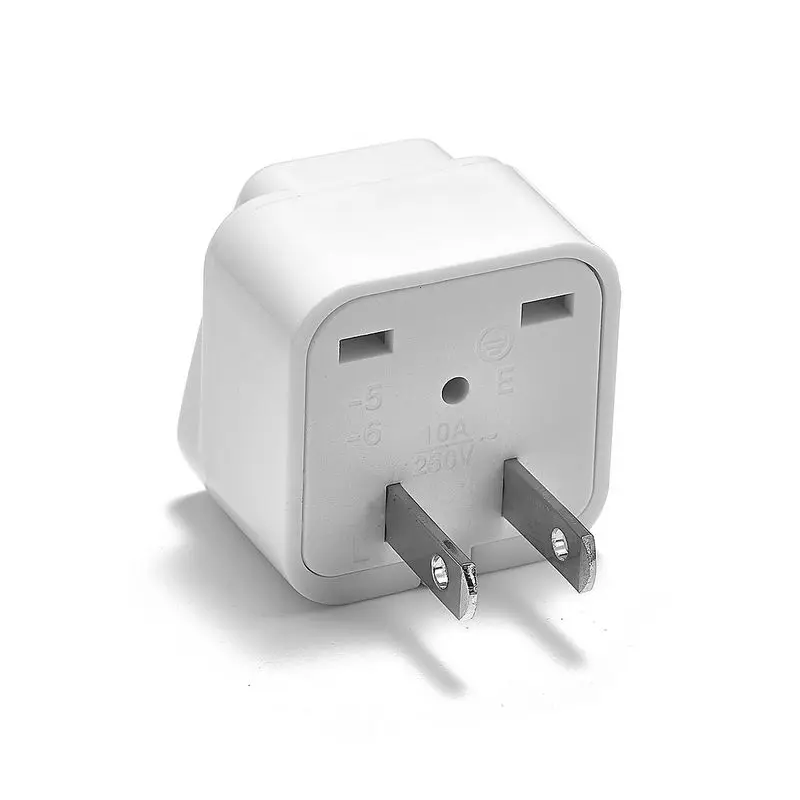 

5pcs Universal US Japan Travel Adapter European AU UK EU To US Electric Plug Adapter AC Power Cord Cable Charger Sockets Outlet