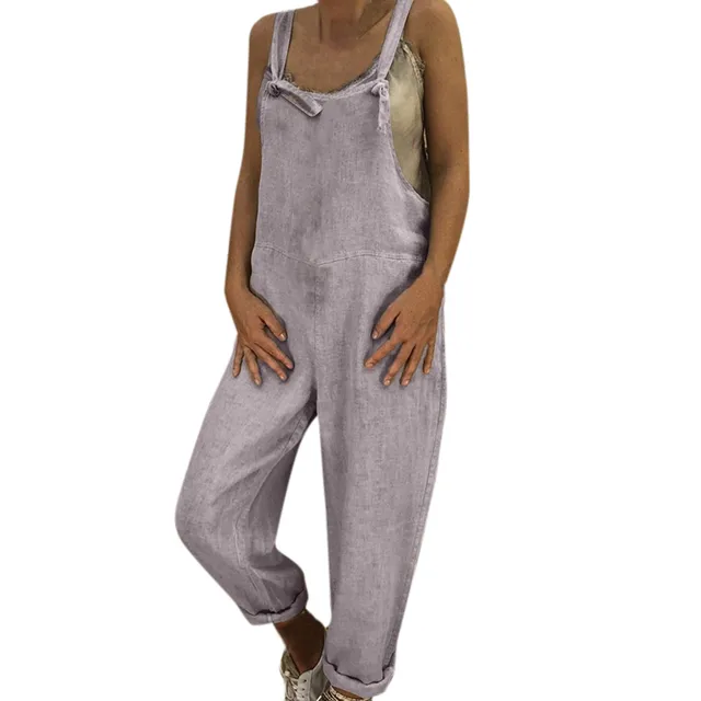 soft linen overalls