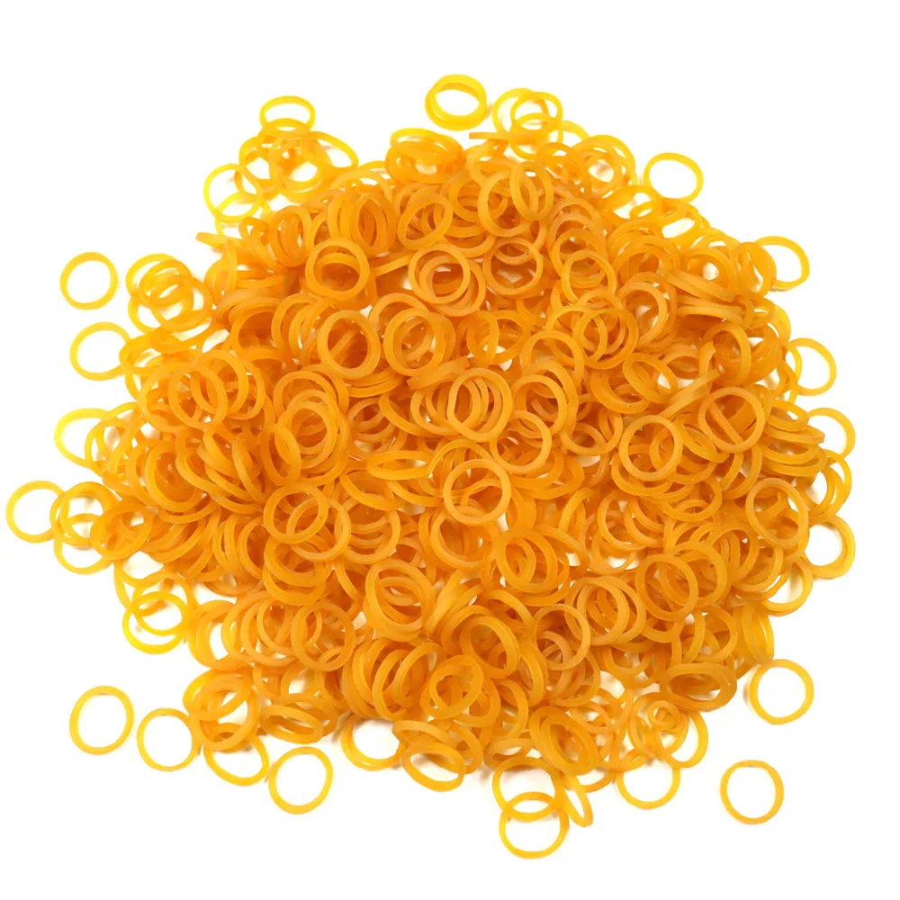 200pcs font b Pet b font Puppy Dog Cat Hair Bows Yellow Rubber Bands Elastic for