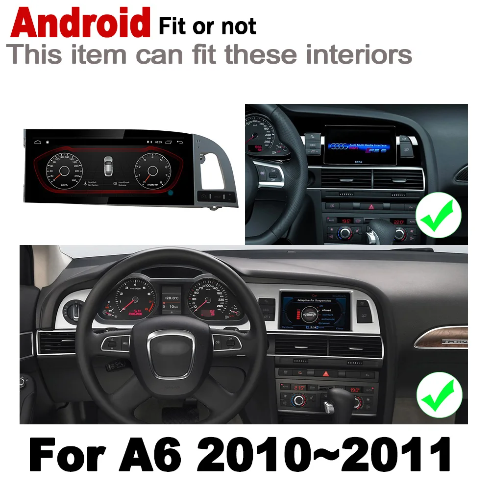 10,2" HD экран стерео Android 7,1 up Автомобильный gps навигационная карта для Audi A6 4F 2010~ 2011 MMI стиль мультимедийный плеер Автомобильный