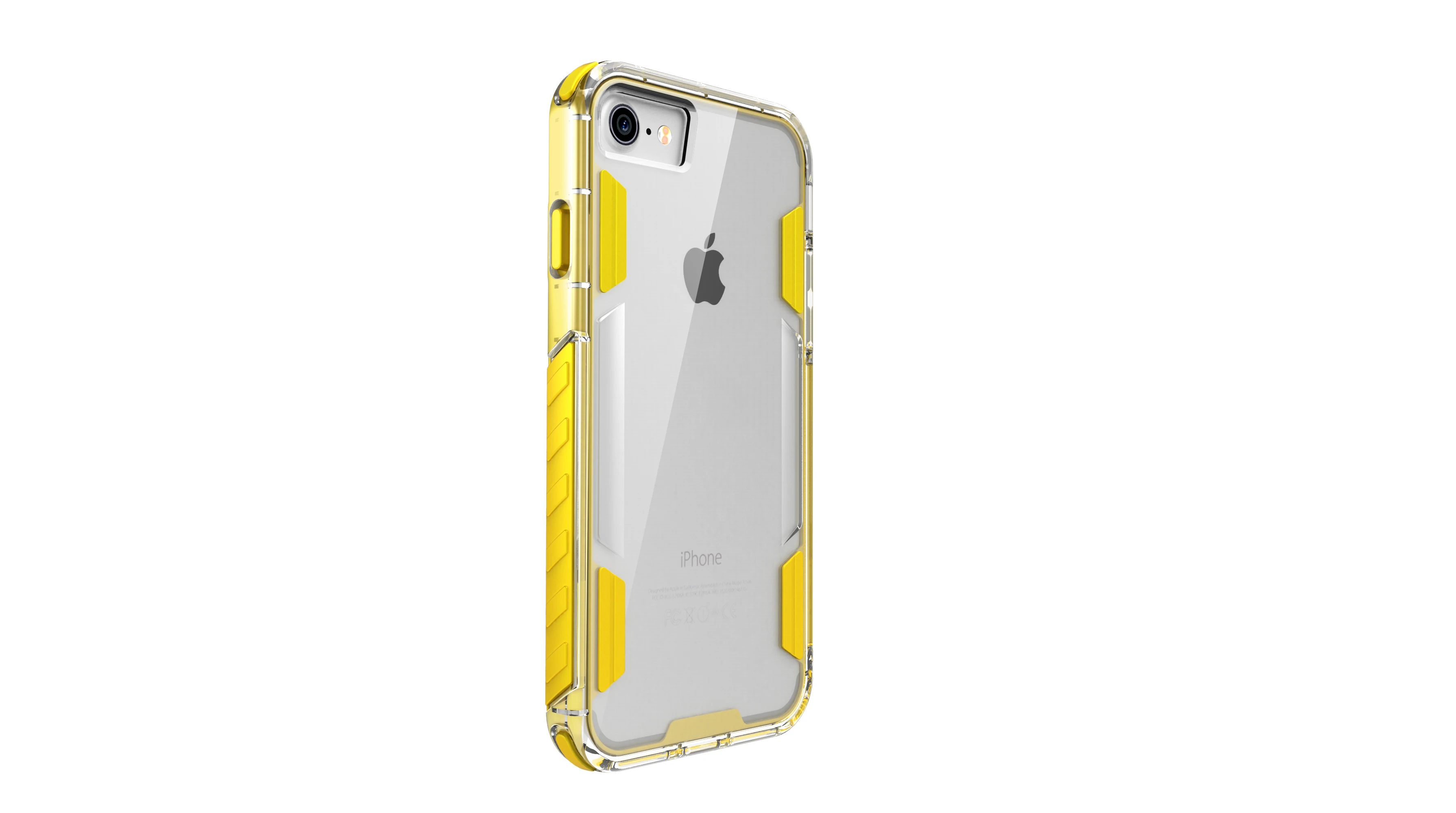 

Candy-colored TPU Frame With Transparent PC Two-piece Shockproof Phone Cases for iPhoneX/7/8/7 Plus/8 Plus Drop-proof Case Cover