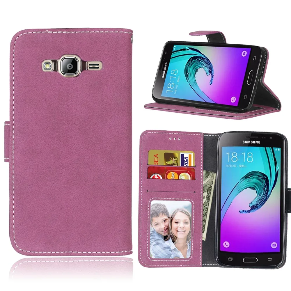 

For Samsung Galaxy J3 Phone Case Flip Leather Cover for Samsung J3 J320 J320F J320H Bag with Stand Card Holder Wallet Case Bag