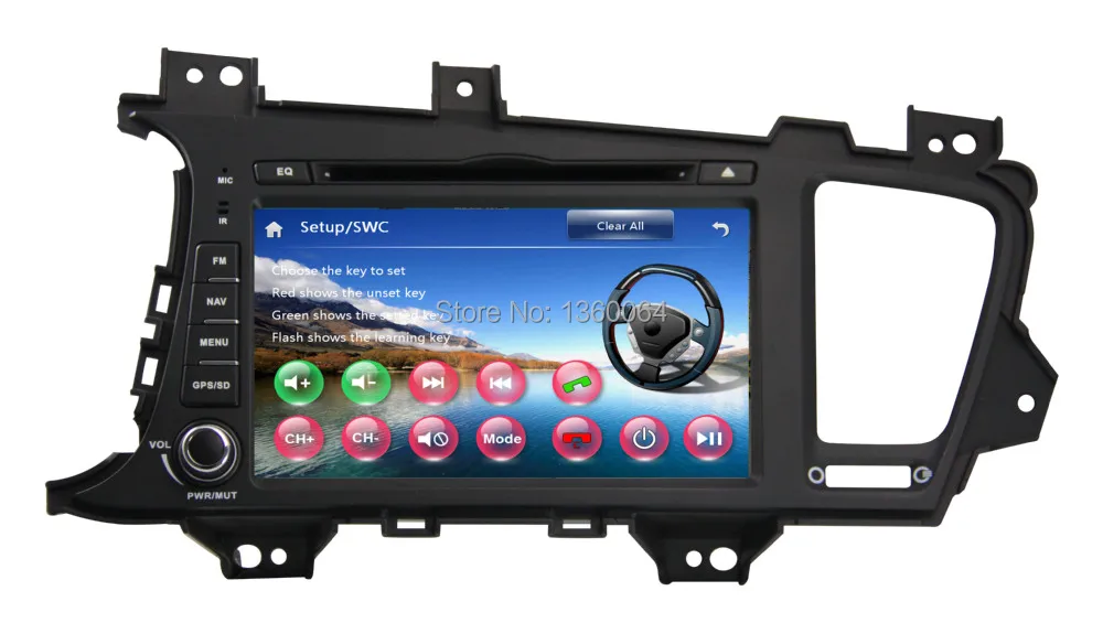 Cheap 8 inch 2 din Car DVD Player for KIA K5 Kia OPTIMA 2011 2012 with GPS Navigation Bluetooth Radio Stereo USB/SD 3G host 4