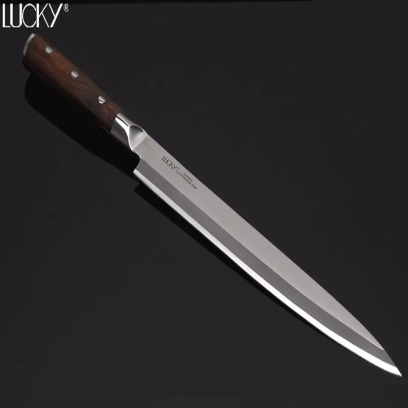 

10.5" 12" Imported Germany 1.4116 Steel Chef Knife Yanagiba Right Edge Raw Fish Slicer Sashimi Making Meat Filleting 8.2.3G