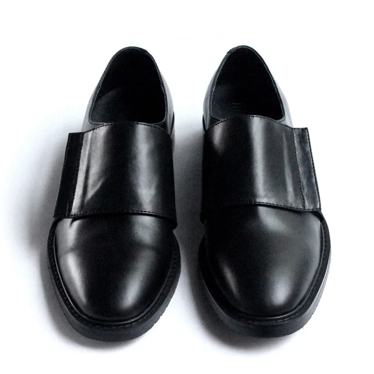 Мужские ботинки с декоративной застежкой из кожи с натуральным лицевым покрытием мужские черные деловые туфли кожаные оксфорды ручной работы
