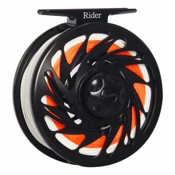 

Fly Reel and Line Combo 3/4 5/6 7/8 9/10 WT Aluminum Fishing Reel Fly Orange Backing Line Gear Fishing Tackle Fly Fishing Combo