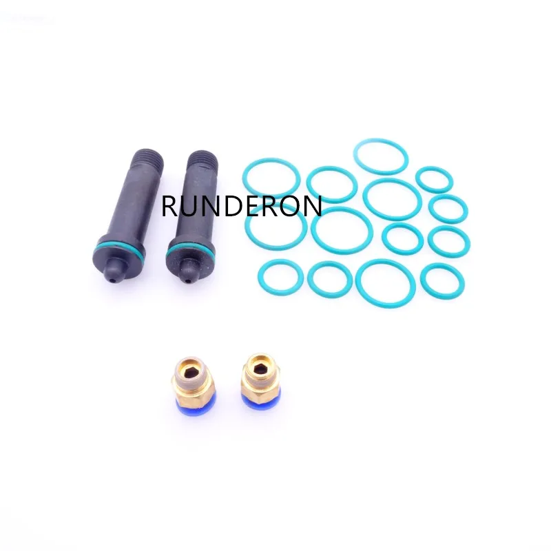 Diesel Common Rail Tester Bench Repair Kit for BOSCH/DENSO Injector Clamping Holder Fixture Sealing Oil Return Collector Diesel Common Rail Tester Bench Repair Kit for BOSCH/DENSO Injector Clamping Holder Fixture Sealing Oil Return Collector