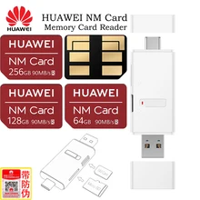 Официальный huawei нм карты 90 МБ/с. 256 ГБ 128 применяются huawei Коврики 20 Pro X телефон USB 3,1 Gen 1 адаптер для Nano устройство чтения карт памяти