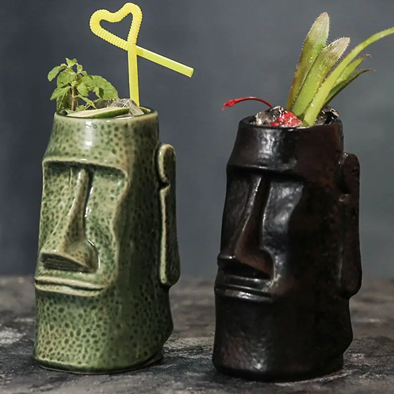 1 шт. Stark figure tiki Коктейльная Гавайская керамическая чашка Tiki кружка | Дом и сад