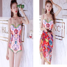 Цельнокроеное платье Купальник Для женщин боди, комплект летней одежды для семьи, одежда для печатных женский бюстгальтер на косточках кронштейн крышка с пляжным принтом полиэстер ванный комплект