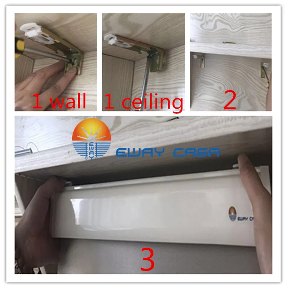 4 WALL & CEILING INSTALLATON with L BRACKETS
