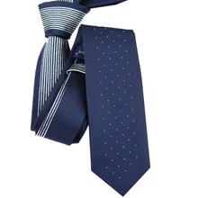 Lammulin галстуки мужские обтягивающие Галстуки дизайн синий с серебряной точкой полосатый микрофибры галстук модный тонкий галстук 6 см