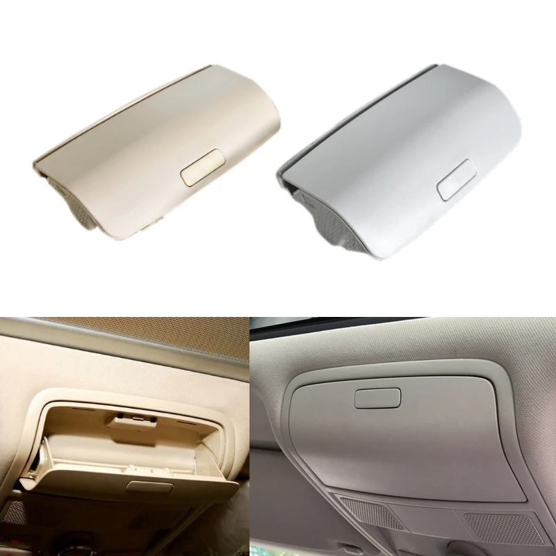 Plastic Car Sun Glasses Case Holder Sunglasses Storage Box For VW Tiguan Golf Passat CC Jetta Scirocco Gray / Beige