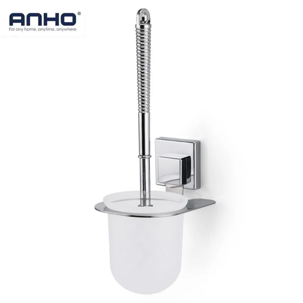 Preise Wc Pinsel Halter Edelstahl Regal Wand Montiert Bad Wc Rack Sauber Platz Saugnapf WC Hardware Set Zubehör