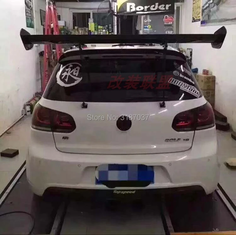 Для Scirocco Golf 4 5 6 7 MK4 MK5 MK6Carbon волокно заднее крыло багажника спойлер на заднюю крышу спойлер крыло багажника губы загрузки крышка автомобиля Стайлинг