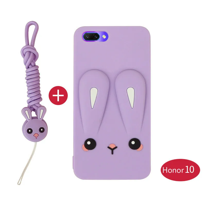 

3D Cute Cartoon Rabbit Case for Huawei Honor 10 Case Cover Silicone Cases for Huawei Honor 10 Rubber Phone Cover Capa