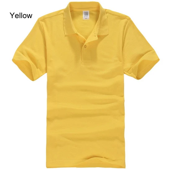 LOMAIYI размера плюс XS-3XL, фирменная новинка, Мужская рубашка поло, мужская белая высококачественная хлопковая майка с коротким рукавом, мужские рубашки поло, BM196 - Цвет: yellow