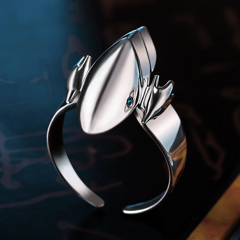 

Yu-Gi-Oh Zexal White Dragon Seto Kaiba Yugioh Ring 925 Sterling Ring