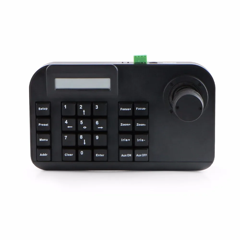 Inesun 3D Джойстик PTZ камера контроллер клавиатуры RS485 PELCO D/PELCO P с ЖК дисплеем для