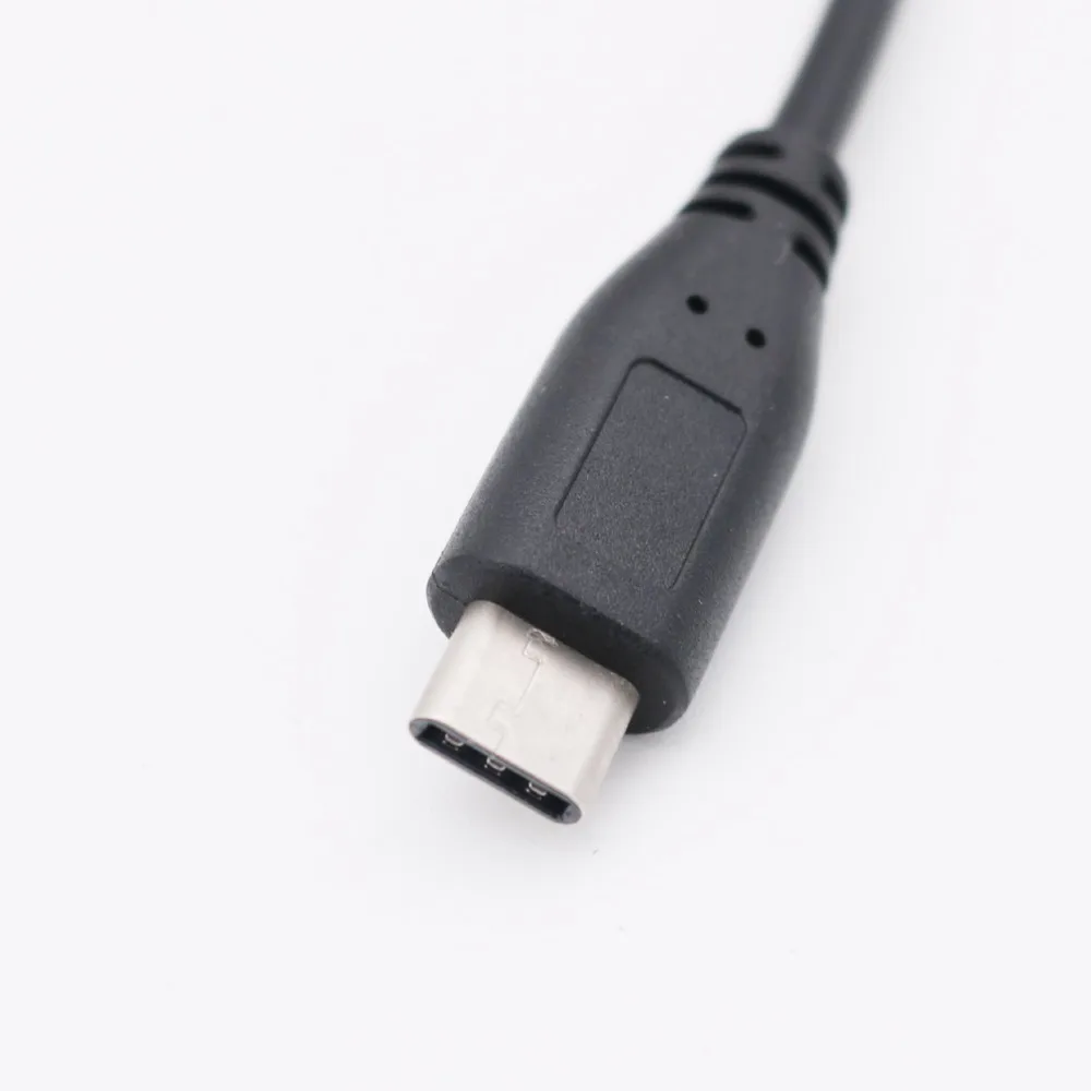 1Pc USB-C USB 3.1 Type-C Male to 5 Pin Screw Connector with Shield Solderless Terminal Plug Adapter Cable Cord 30cm/1ft