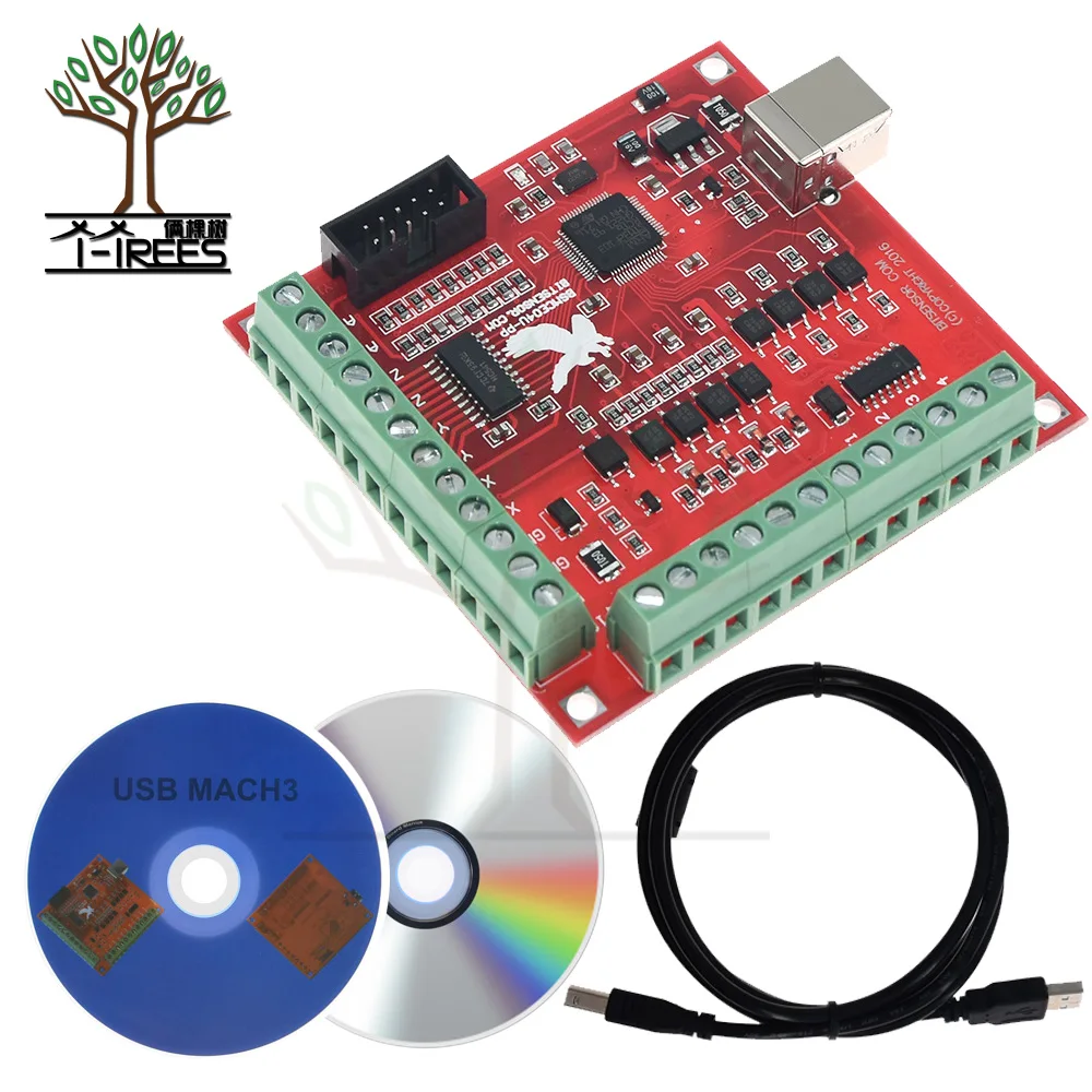 

3D printer part parts CNC USB MACH3 100Khz Breakout Board 4 Axis Interface Driver Motion Controller