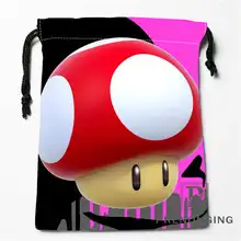 Изготовленные на заказ сумки на шнурке с рисунком грибов, модные сумки для путешествий, мини сумка для плавания, походов, игрушек, размер 18x22 см, 171203-04-07