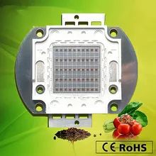 50 Вт светодиодное освещение бусины COB аквариумных растений света источник света высокой мощности 450-470nm LED 50 Вт